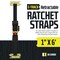 Dc Cargo 1in X 6' E-Track Retractable Ratchet Straps, 2PK 16RRET-2 - alternate 6